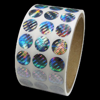 стикеры Hologram безопасностью 3D 2 * 3cm 2D двигая скрежеща