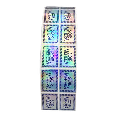 Фольга печатая стикер Hologram CMYK неподдельный безопасный