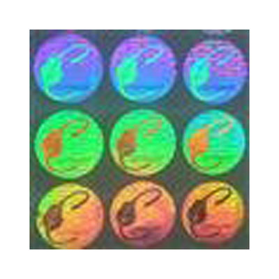 Стикеры Hologram безопасностью цвета ISO9001 2008 CMYK для сертификата