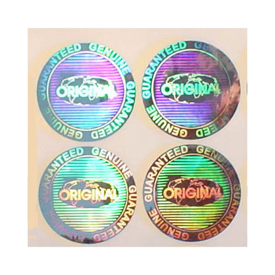 Стикеры Hologram безопасностью цвета ISO9001 2008 CMYK для сертификата