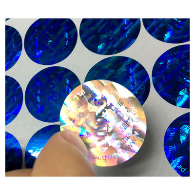 Анти- поддельное золото и серебряные стикеры Hologram безопасностью