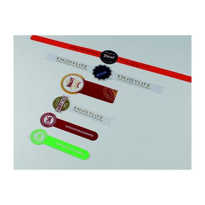 CMYK печатая пустые термальные ярлыки для коробок тортов еды