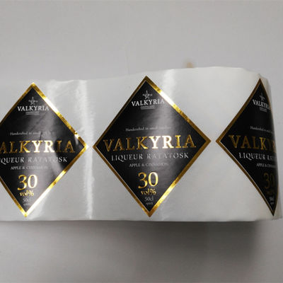 Дизайн бренда в ярлыке вина Само-прилипателя Labeler бутылки напитка крена/листа
