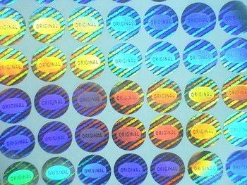 Анти- подделывать глянцует стикеры Hologram слоения подлинные