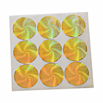 Стикер Hologram серебра цвета ISO9001 2008 CMYK, изготовленные на заказ стикеры Hologram безопасностью