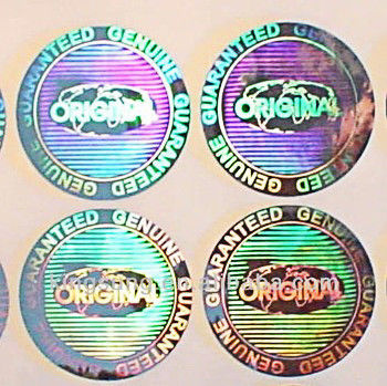 Стикер Hologram серебра цвета ISO9001 2008 CMYK, изготовленные на заказ стикеры Hologram безопасностью