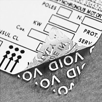 Ярлыки безопасностью трамбовки подлинности ISO9001 очевидные для косметик