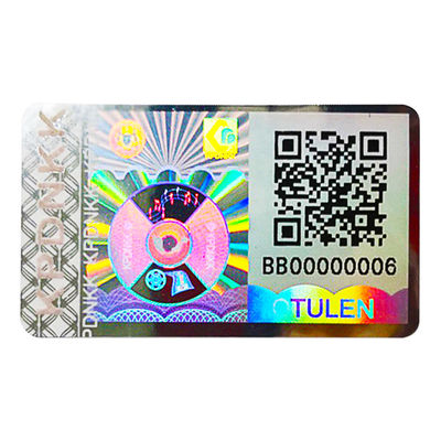 Hologram кода винила QR незаконно изменяет очевидные ярлыки безопасностью