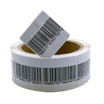Анти- бирка стикера ярлыка штрихкода RF 4*4cm похищения мягкая 8,2 EAS безопасностью штрихкода MHz крена ярлыка
