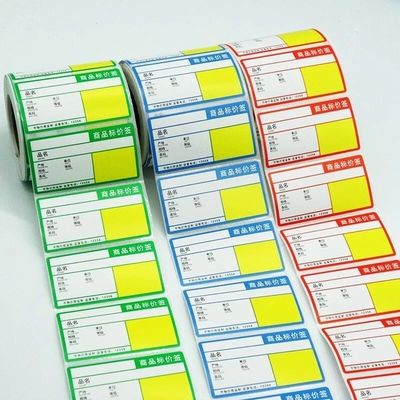 Flexographic бирки полки ярлыка полки супермаркета CMYK для гастрономов