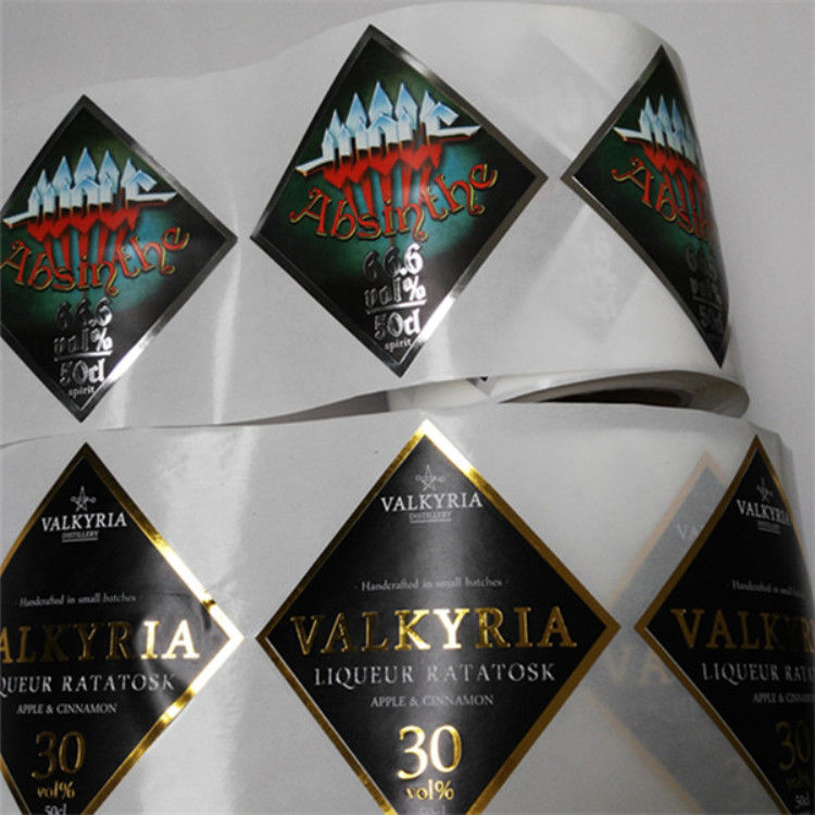 Дизайн бренда в ярлыке вина Само-прилипателя Labeler бутылки напитка крена/листа
